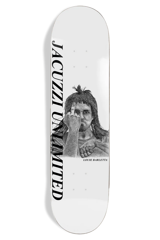 Jacuzzi Barletta Later EX7 8.5" Skateboard Deck bottom graphic view