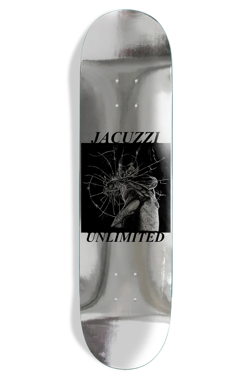 Jacuzzi Smash 8.25" Skateboard Deck bottom graphic view