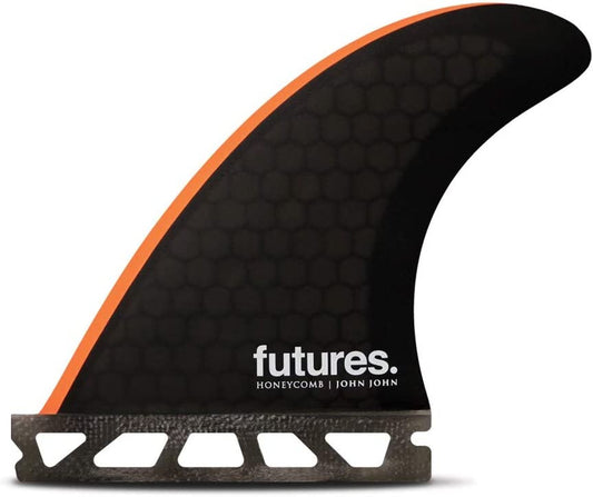 JJ Grom Honeycomb Thruster Futures Fins detail close-up