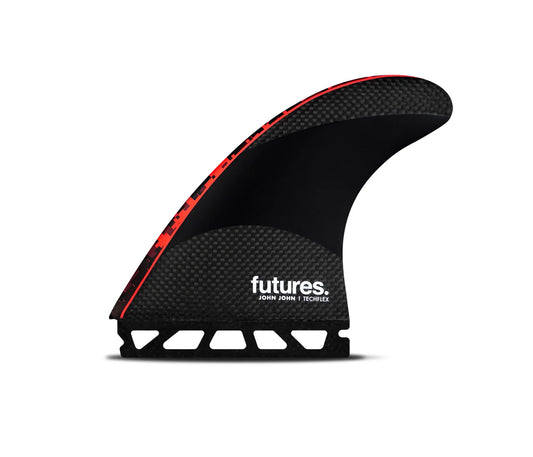 JJF Techflex Tri Fin L Futures Fins detail close-up