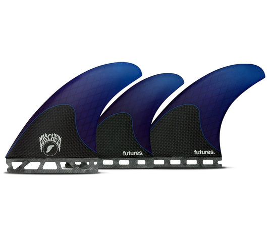 Mayhem 3.0 Honeycomb 5 Fin Medium Futures Fins detail close-up