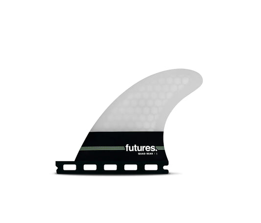 Neutral Honeycomb Quad Rear Futures Fins detail close-up small