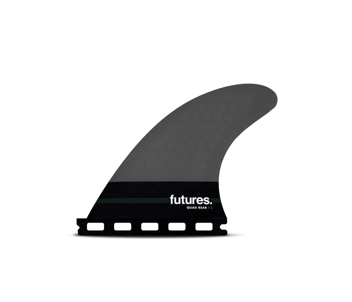 Neutral Honeycomb Quad Rear Large Futures Fins detail close-up