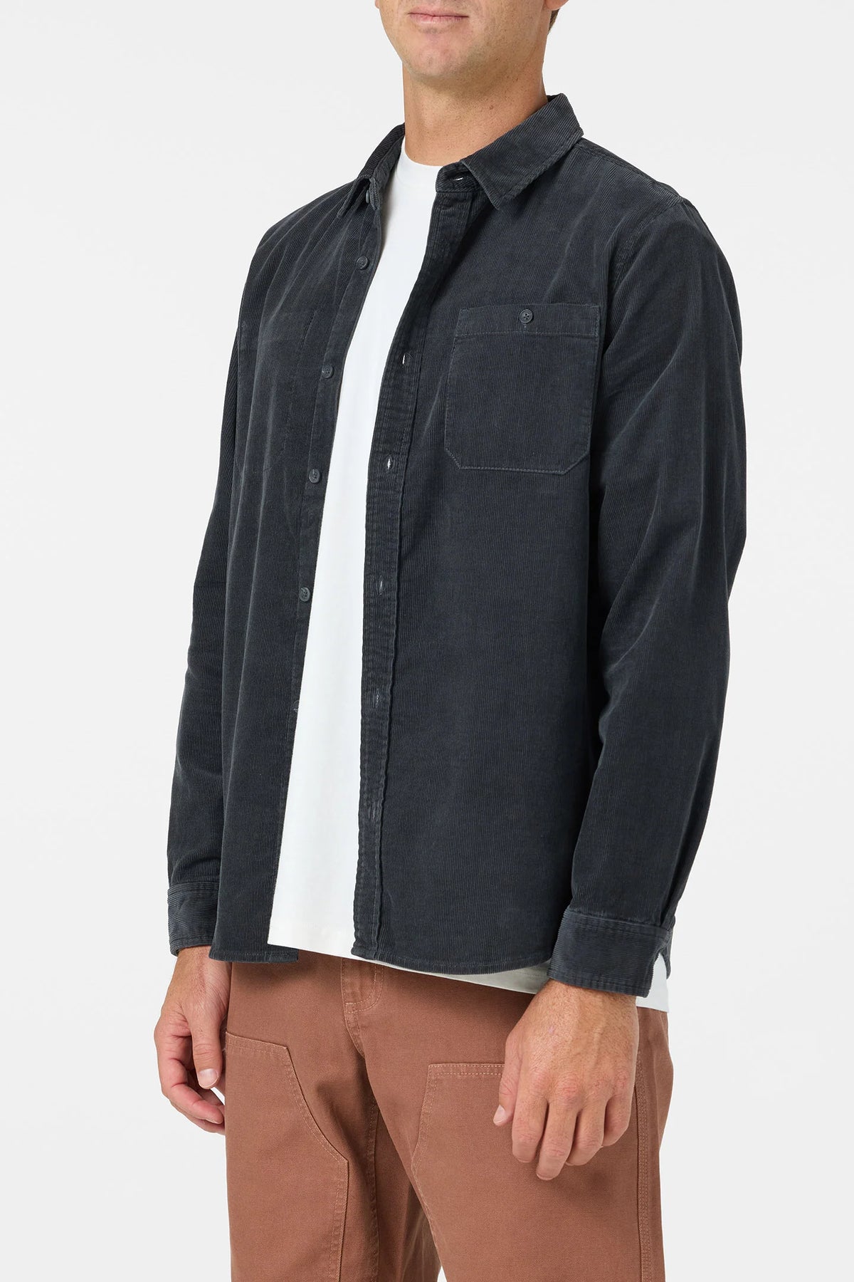 OG Cord Shirt Woven fabric and detail close-up