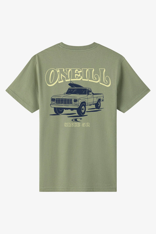O'Neill Daily Driver Classic Tee graphic detail close-up