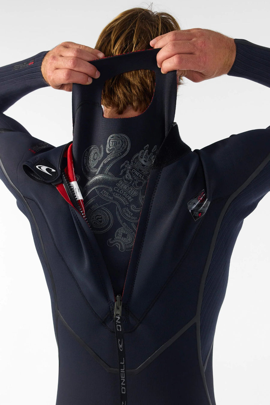 Hyperfreak Fire 4/3mm+ Back Zip Full Wetsuit