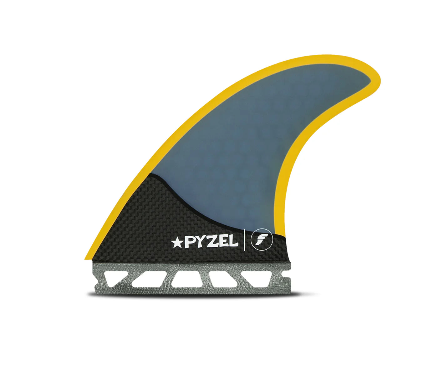 Pyzel Honeycomb Tri Thruster Large Futures Fins detail close-up