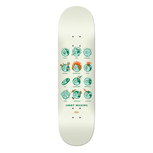 Real Jimmy "How Are You?" 8.5" Skateboard Deck detail close-up