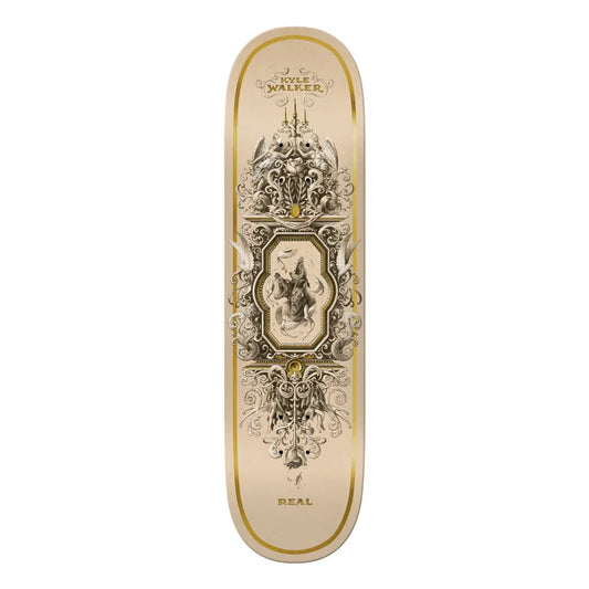 Real Kyle Cerberus 8.25" Skateboard Deck detail close-up