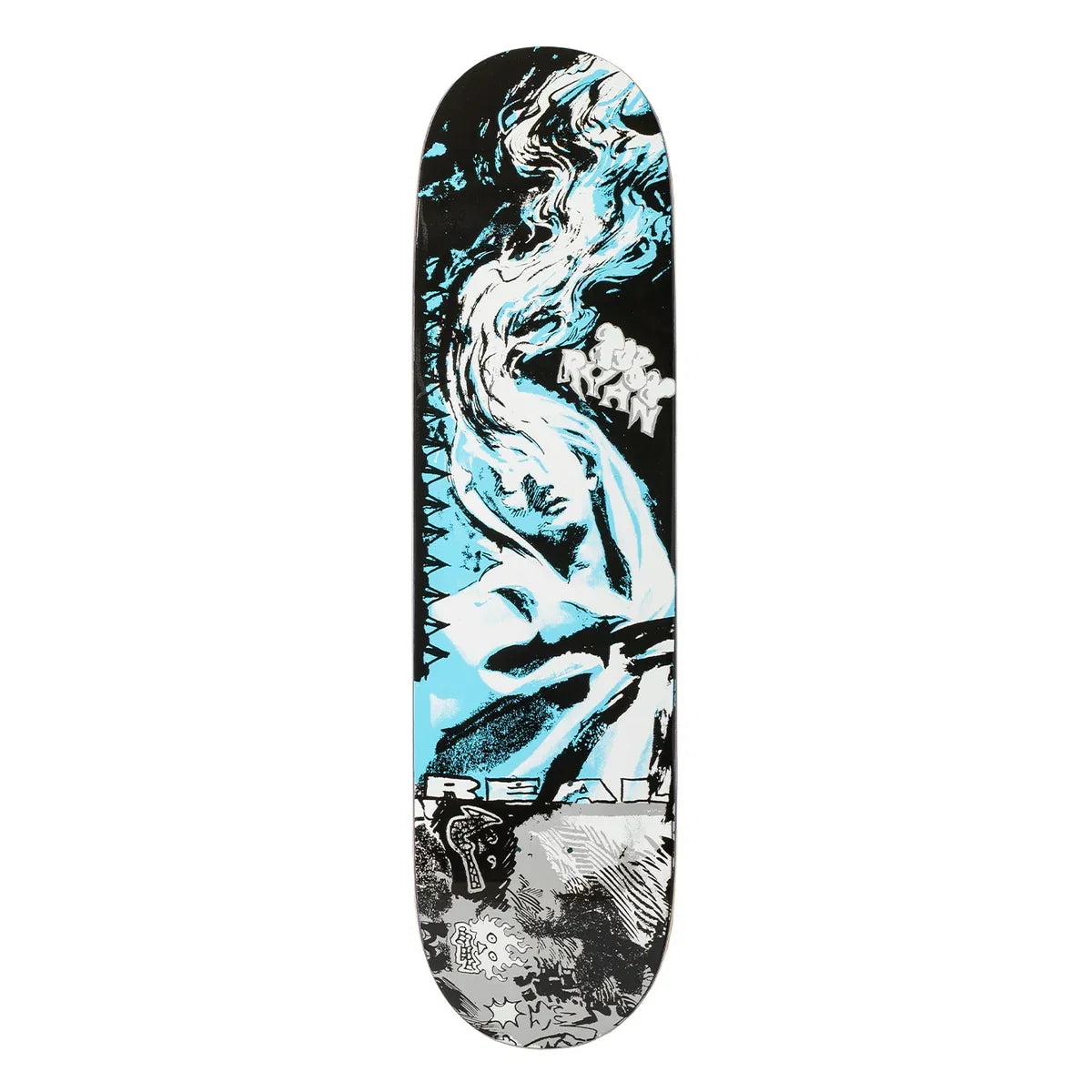 Real Toby Duplicator 8.25" Skateboard Deck detail close-up