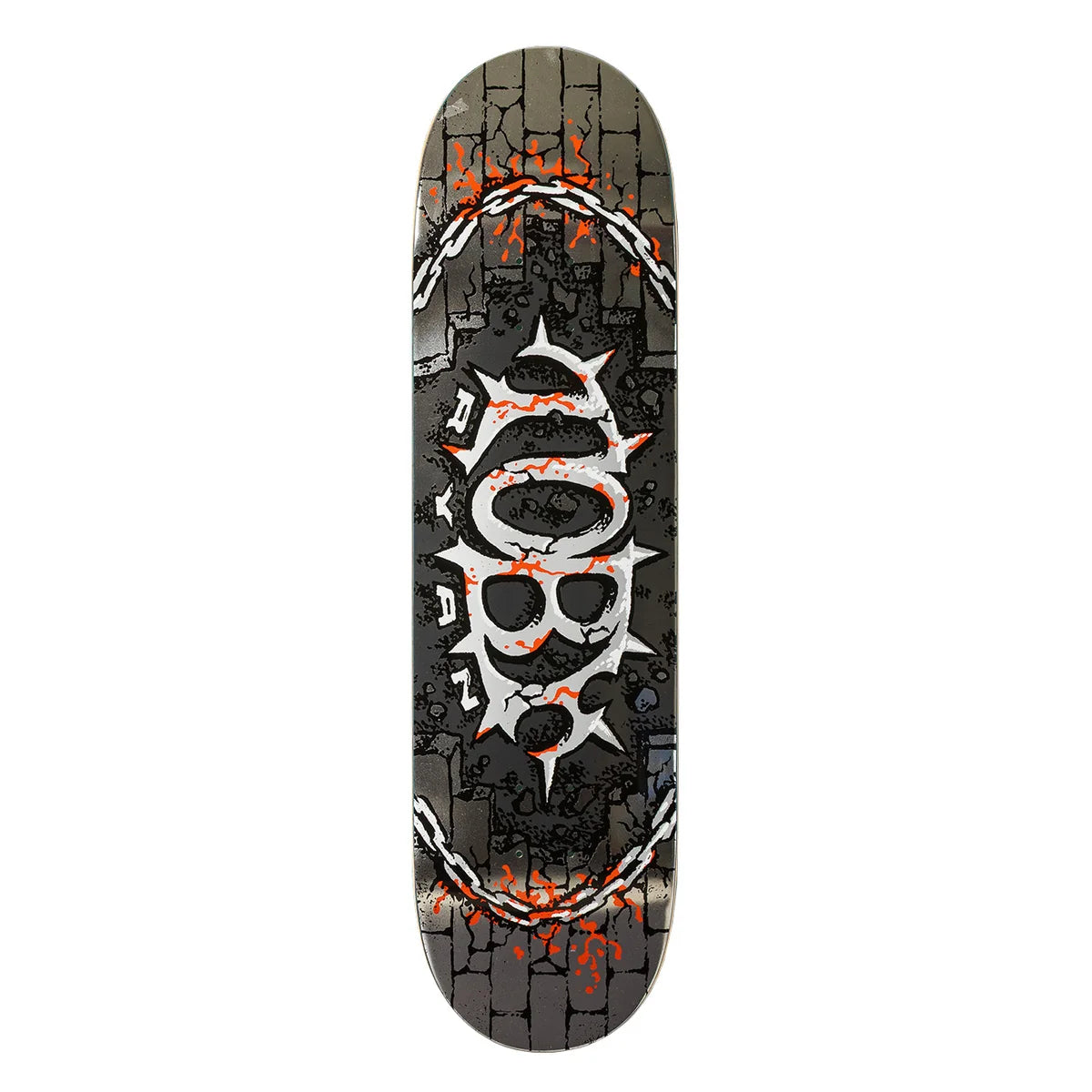 Real Toby Pro Oval 8.06" Skateboard Deck detail close-up