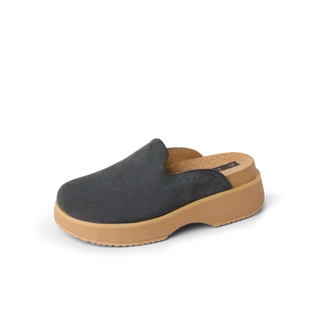 REEF Vista Skye women's leather clogs side view