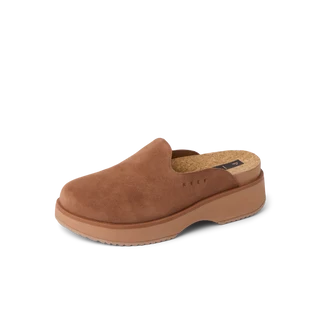 REEF Vista Skye women's leather clogs side view