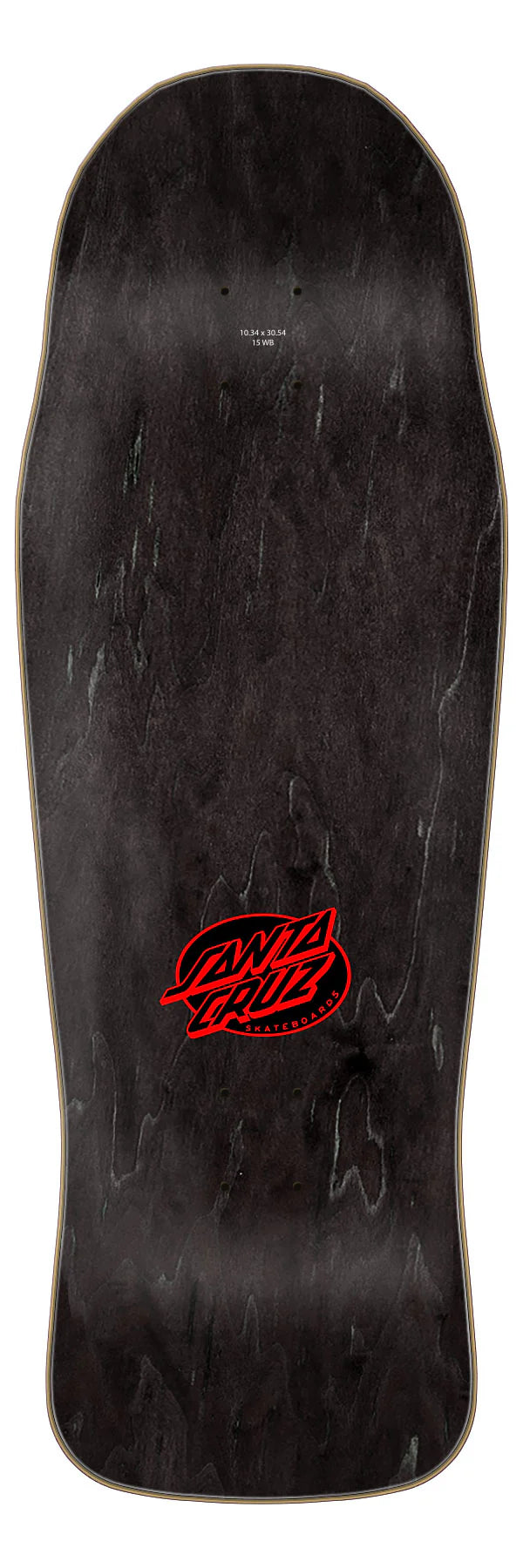 Santa Cruz Winkowski Primeval Pro Shaped Skateboard Deck top veneer view