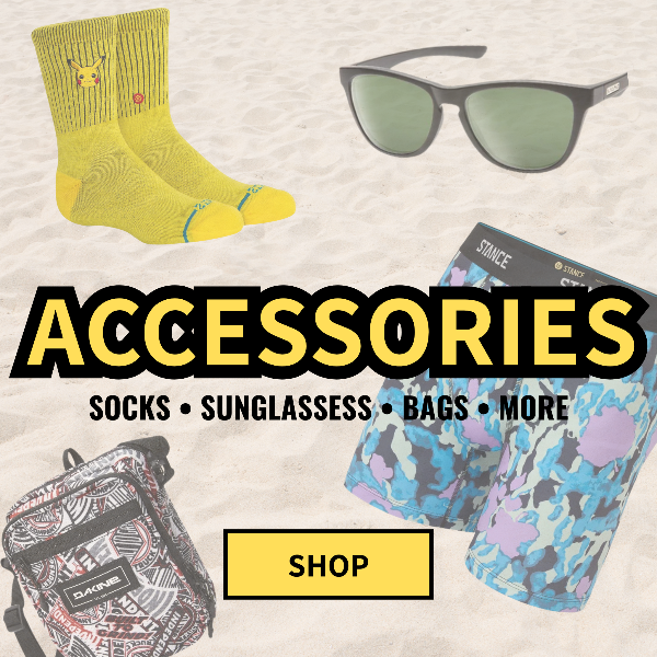 shop socks, sunglasses, bags and more at Parrot Surf Shop Charleston Mount Pleasant South Carolina