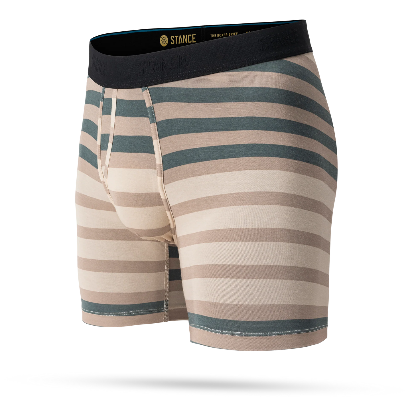 STANCE Double Stripe Wholester Boxer Brief detail showing waistband and fabric