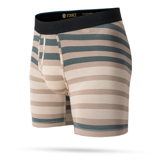 STANCE Double Stripe Wholester Boxer Brief detail showing waistband and fabric