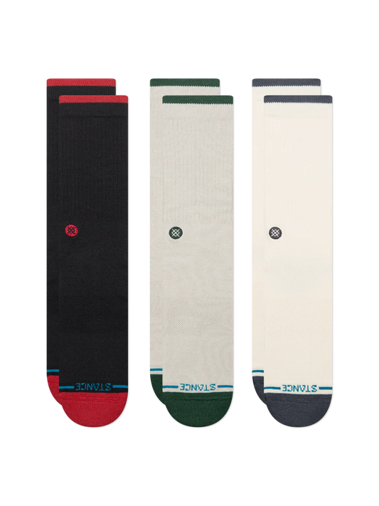 Stance Toner Crew 3 Pack Socks detail close-up