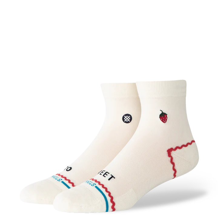Stance Women's So Sweet Lowrider Socks detail view showing design and fabric