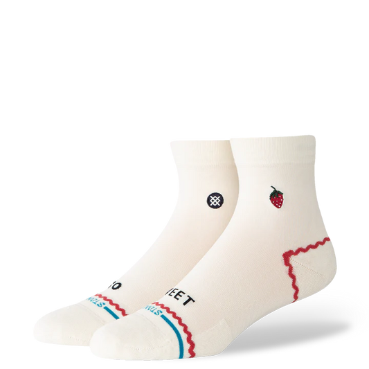 Stance Women's So Sweet Lowrider Socks detail view showing design and fabric