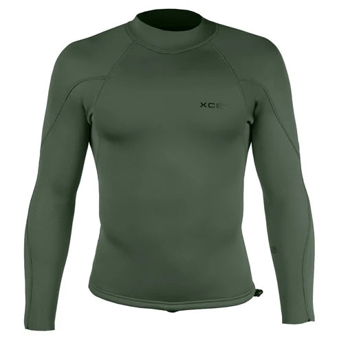 Xcel Axis L/S 2mm Jacket detail close-up