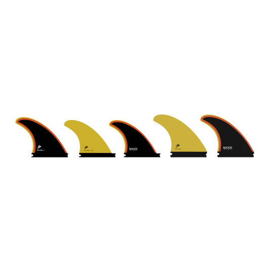 Firewire Spun Honey Fin Set fiberglass fin and tab detail