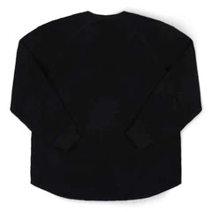 Former AG Raglan Waffle Sweater Black angled view