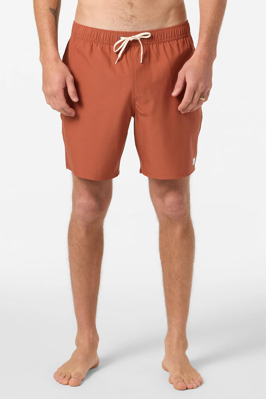 O’Neill Lennox Hermosa Solid Volley 17 Swim Trunks front view