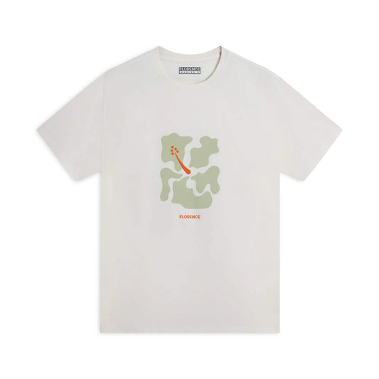 Florence Marine X Deconstructed T-Shirt Off White front view