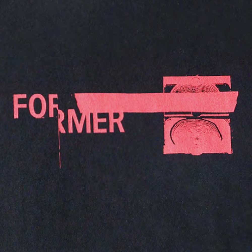 Former Tape Crux graphic screen print detail