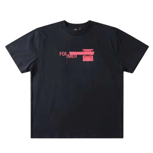 Former Tape Crux Tee Red Black front view