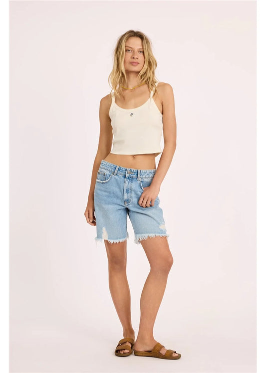 Sisstr Beach Crush Knit Tank front view