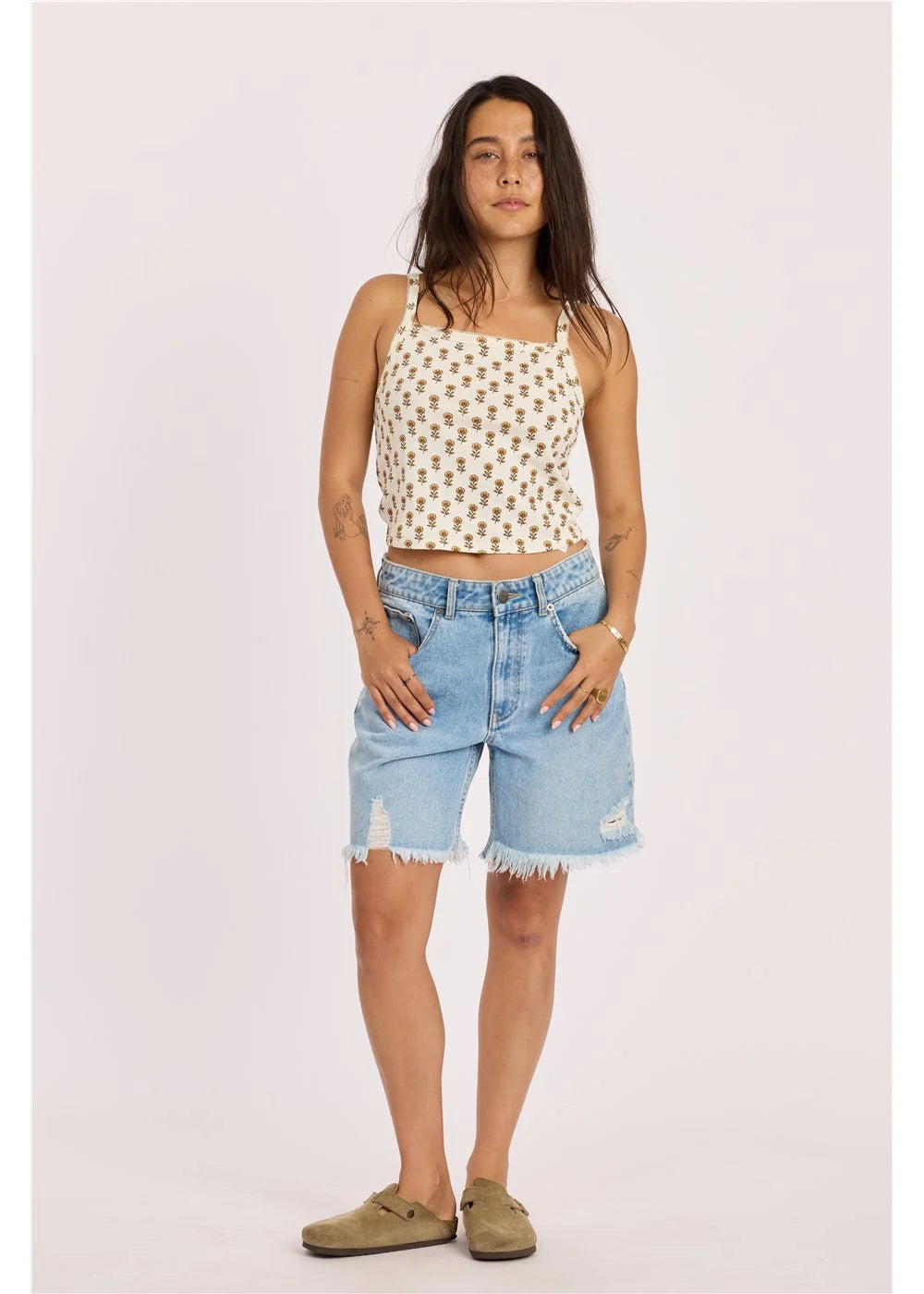 Sisstr Collette Knit Tank Top front view