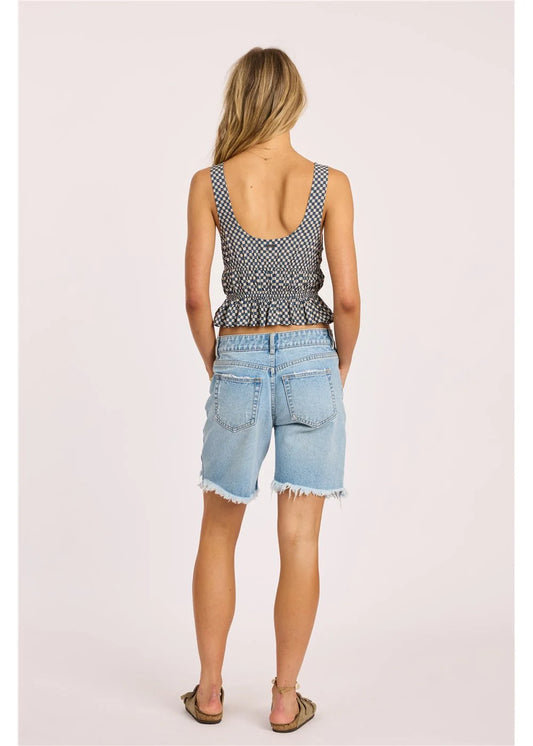 Sisstr Seas The Day Woven Tank back view