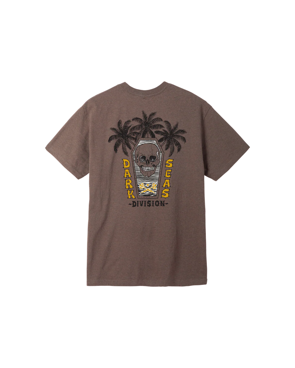 Dark Seas Foremost graphic t-shirt back print view