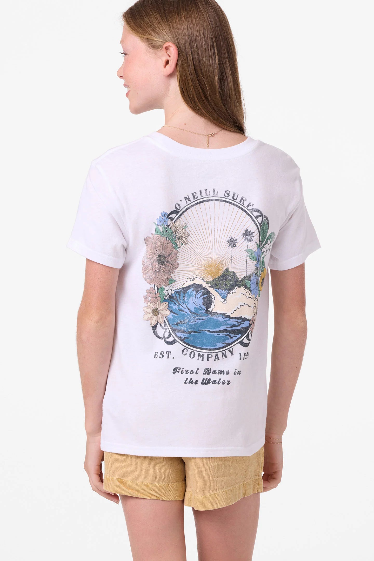 O’Neill girls Angie tee back view