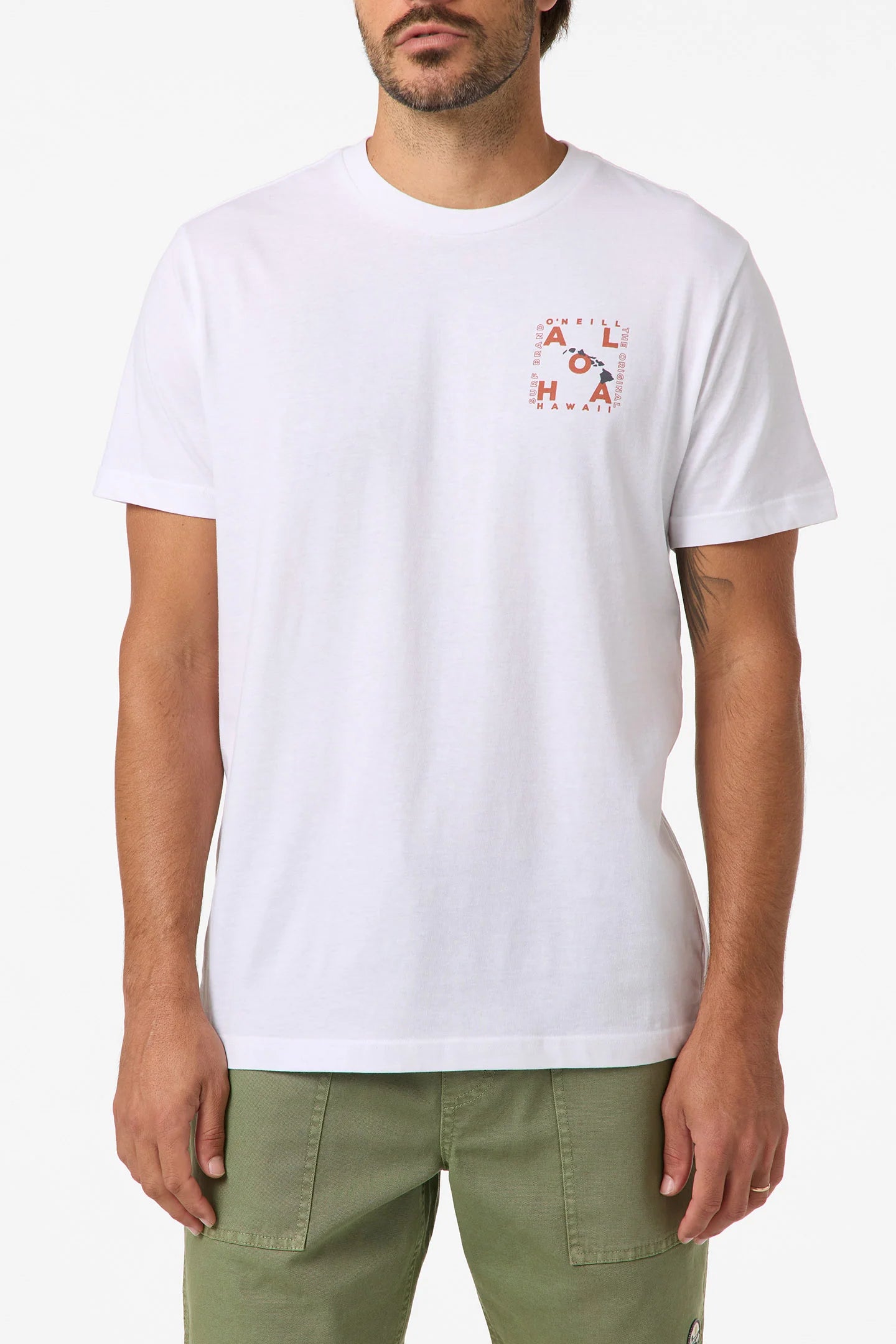 O’Neill Hawaii Layout Classic Tee front view