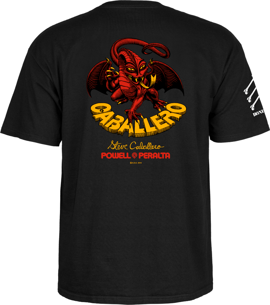 Powell Peralta Bones Brigade Steve Caballero 17th Series Tee back graphic