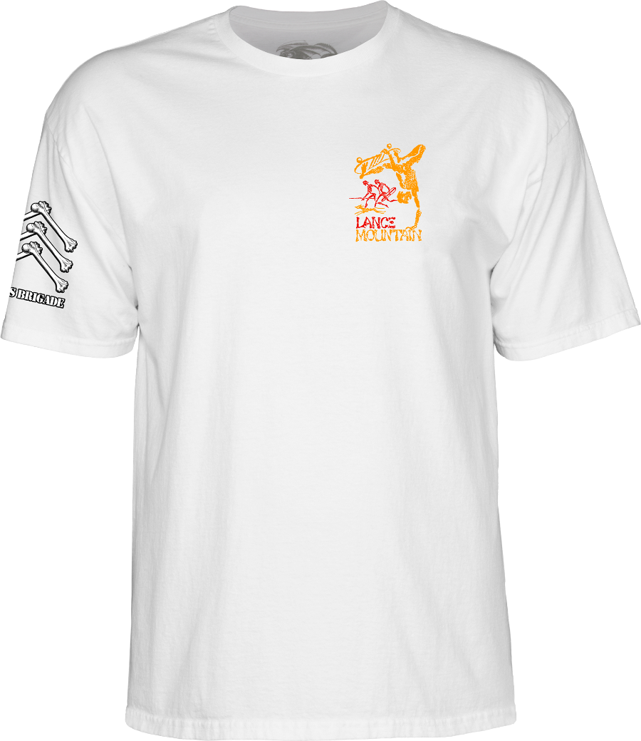 Powell Peralta Bones Brigade Lance Mountain 17th Series Tee front view
