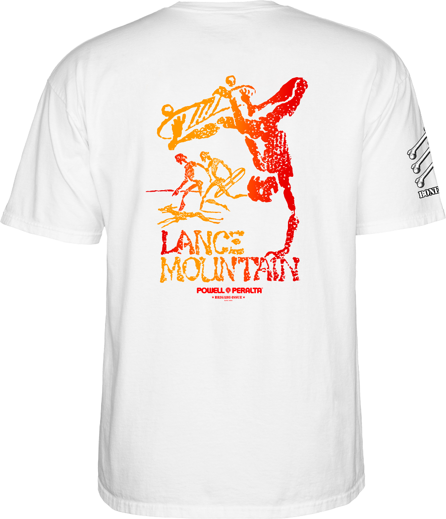 Powell Peralta Bones Brigade Lance Mountain 17th Series Tee back graphic