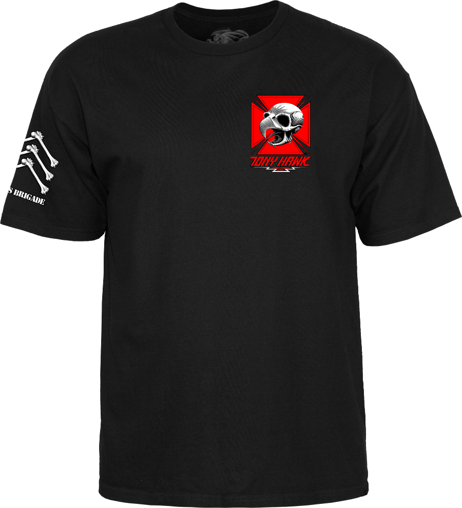 Powell Peralta Bones Brigade Tony Hawk 17th Series Tee front view