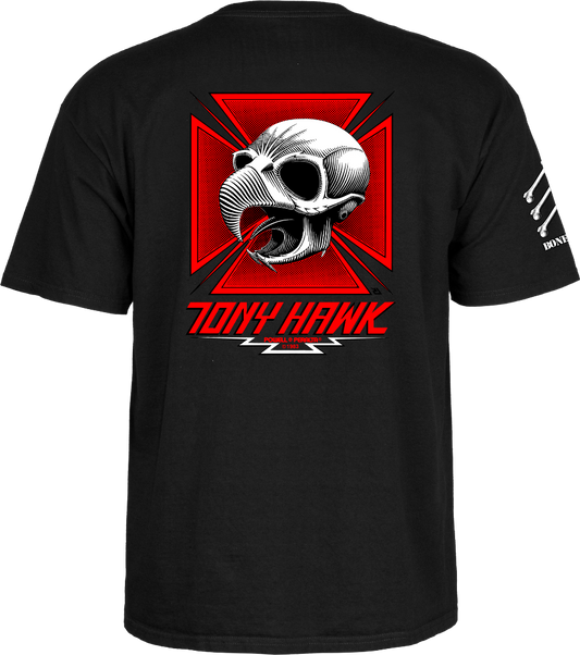 Powell Peralta Bones Brigade Tony Hawk 17th Series Tee back graphic