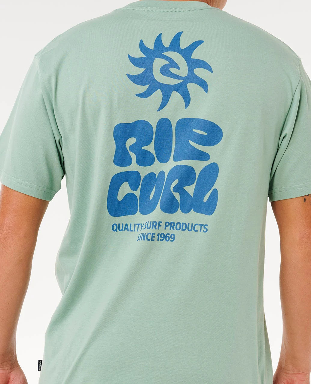 Rip Curl Pacific Rinse Glass Off Short Sleeve Loose Tee graphic detail