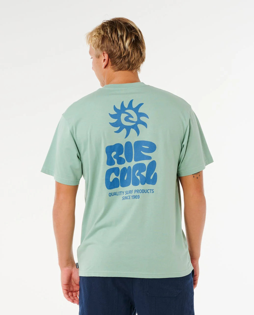 Rip Curl Pacific Rinse Glass Off Short Sleeve Loose Tee back view