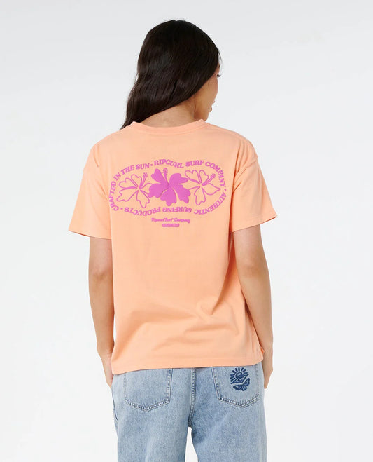 Rip Curl Topanga Canyon graphic t-shirt back print view