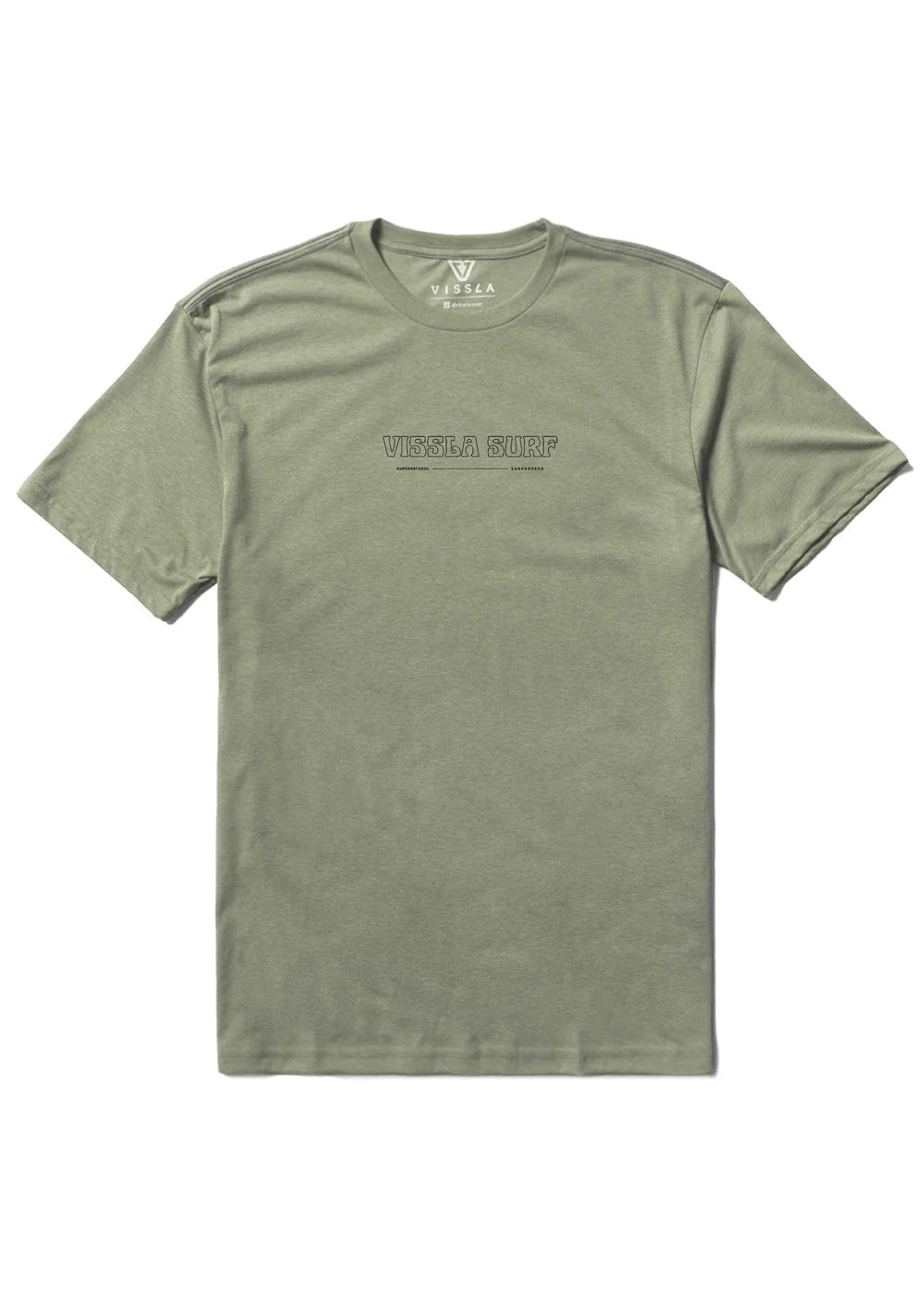 Vissla Day Rays Complete Lite Eco Drirelease Tee front view