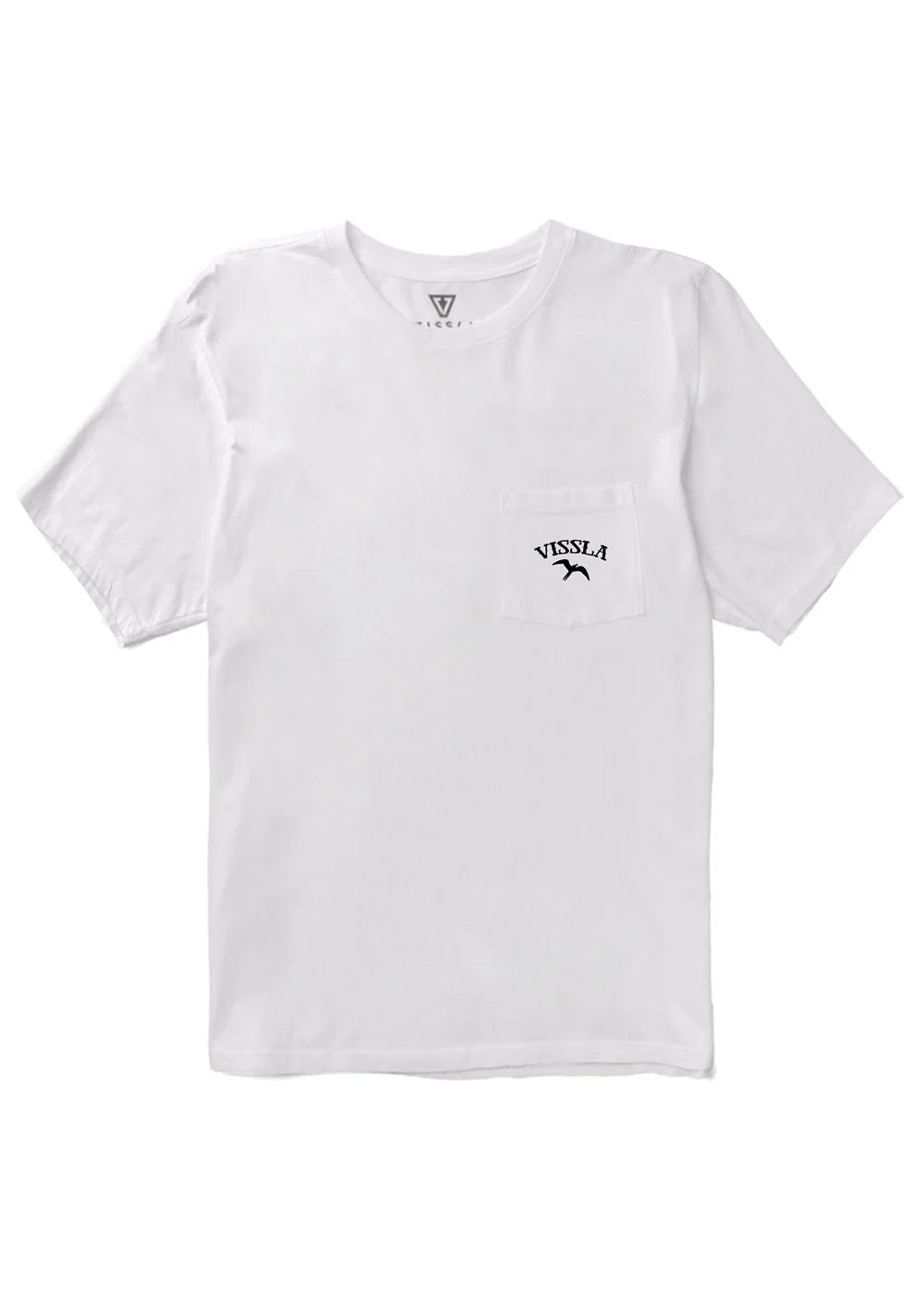 Vissla Island Bird Organic Pocket Tee front view