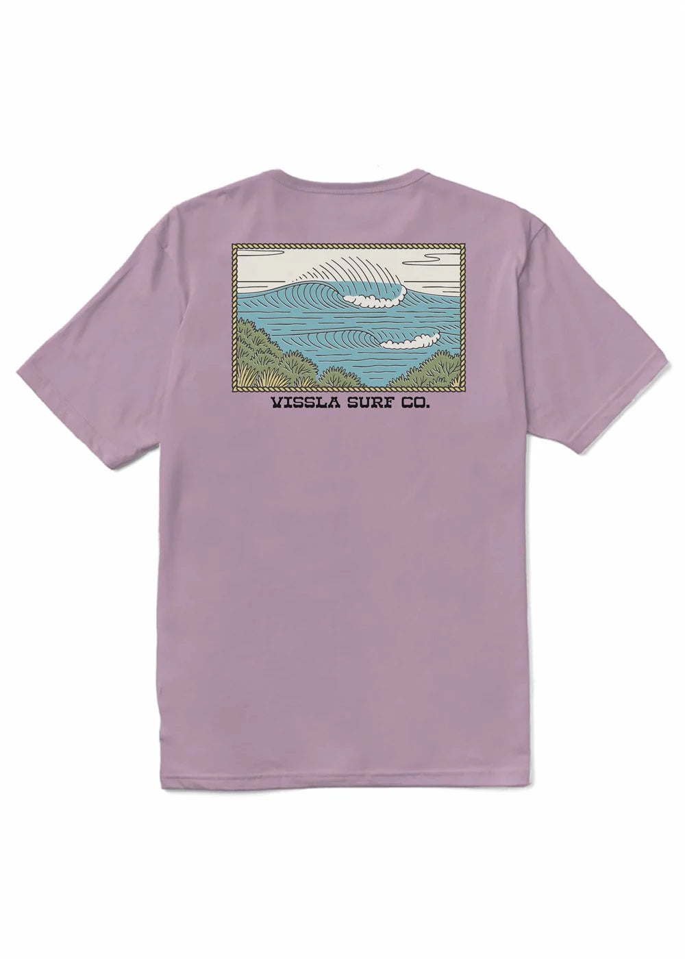 Vissla Lowers graphic t-shirt back print view