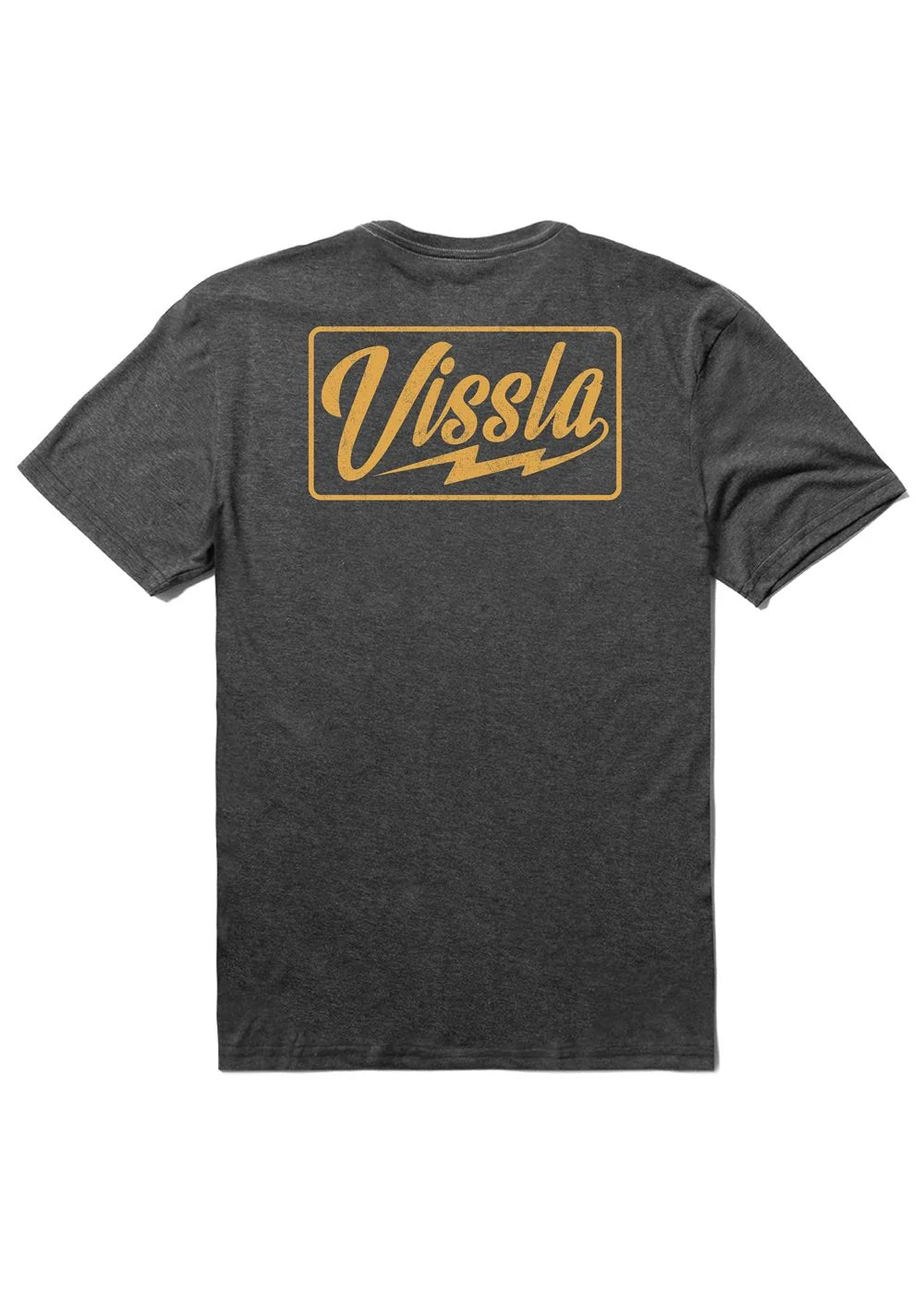 Vissla Voltage graphic performance t-shirt back print view