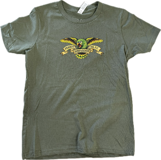 Parrot Wingspan Youth Tee front view